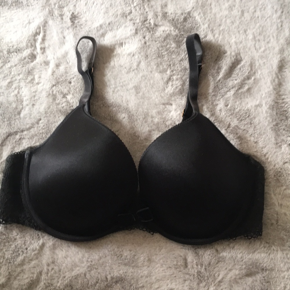 Super soft satin & lace bra 38D